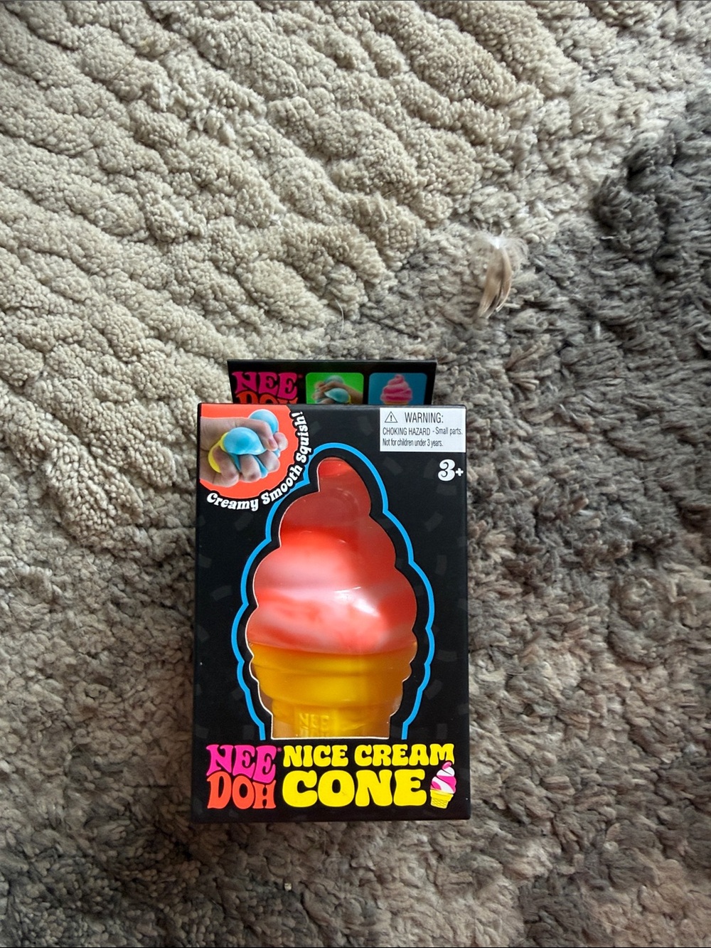 Nice Cream Cone Kids Toy - Pink and Yellow